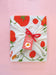 Tomato dish towel used as eco-friendly gift wrap
