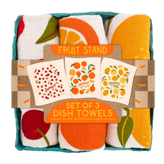 Fruit Stand - Dish Towel Set of 3