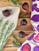 Fig and rosemary dish towels pictured with figs and rosemary