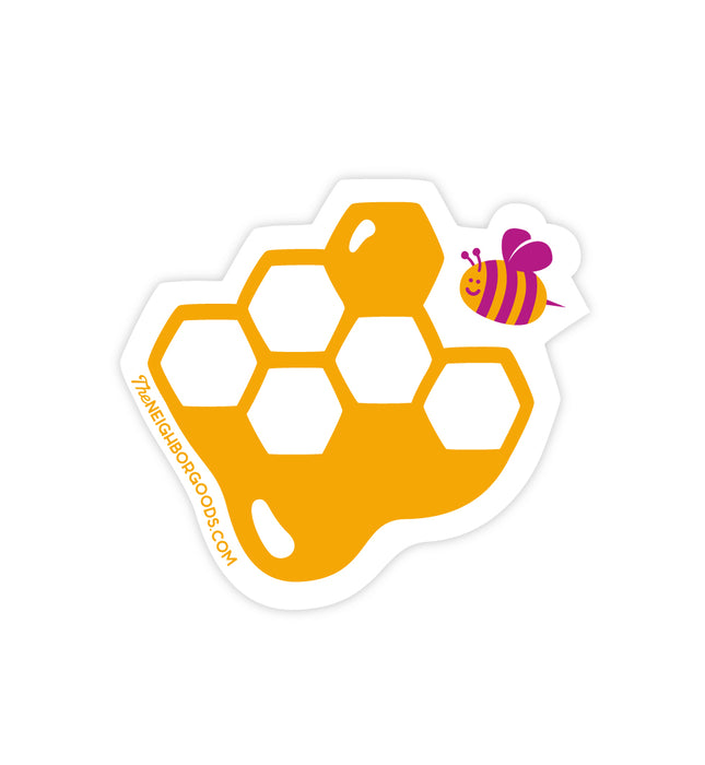 Neighborgoods honey bee design sticker
