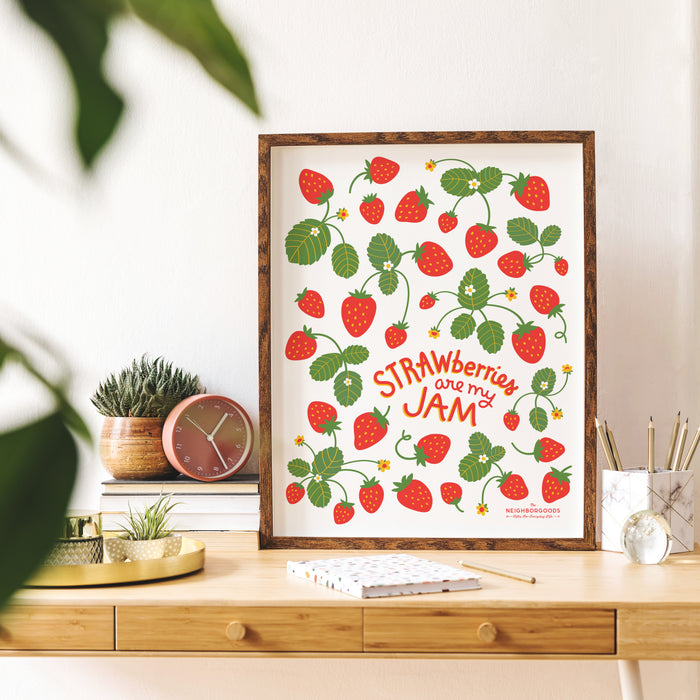 Strawberry Art Print