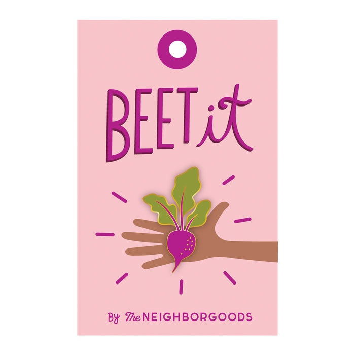 Packaged enamel beet pin