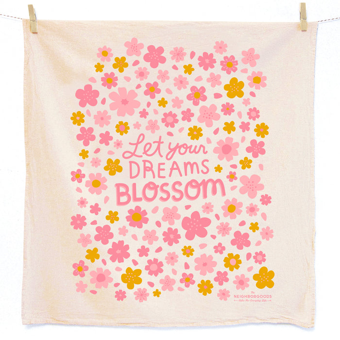 Blossom dish towel.