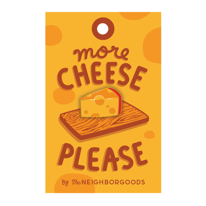 Packaged enamel cheese wedge pin