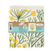 Back of matching dish towel and sponge cloth set with dill design
