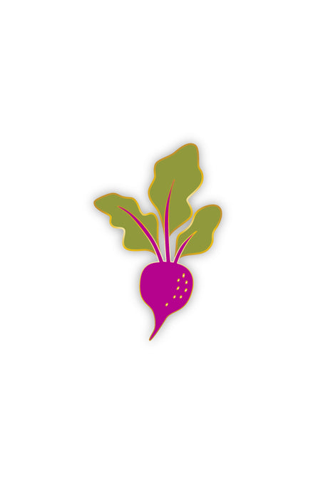 Enamel beet pin