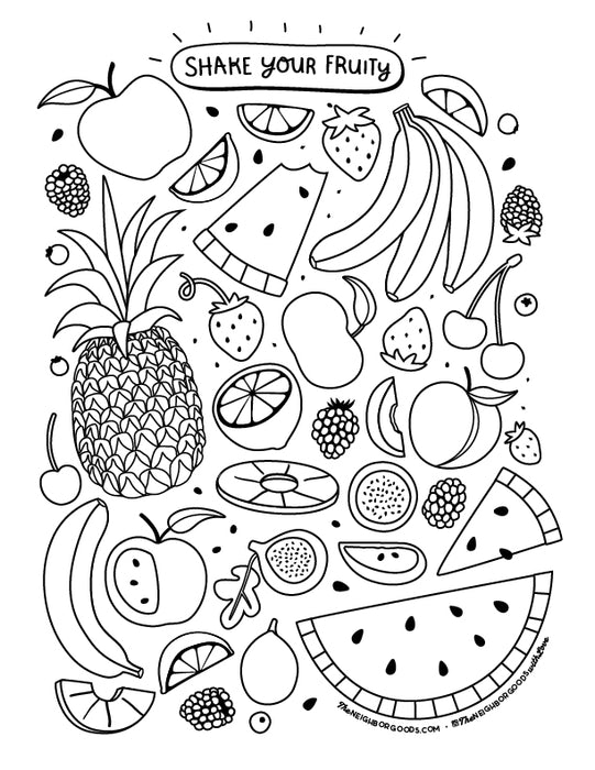 SET OF 3 Coloring Pages