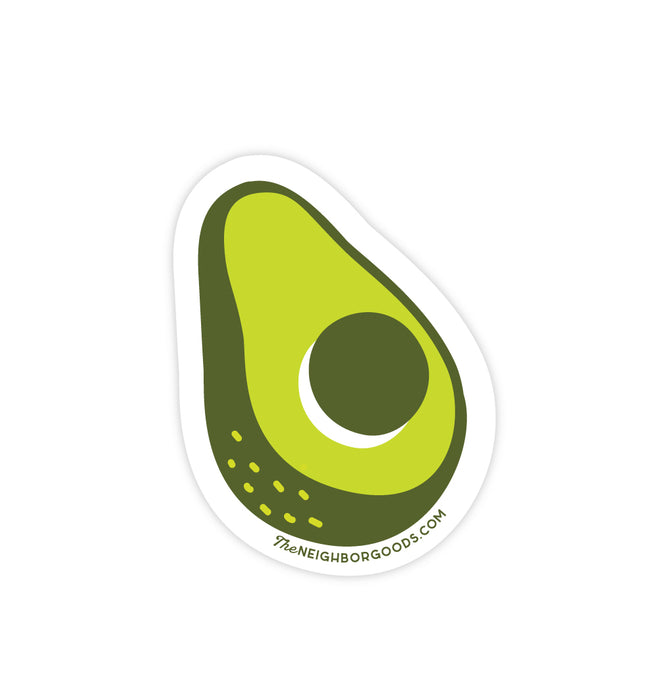 Neighborgoods avocado design sticker
