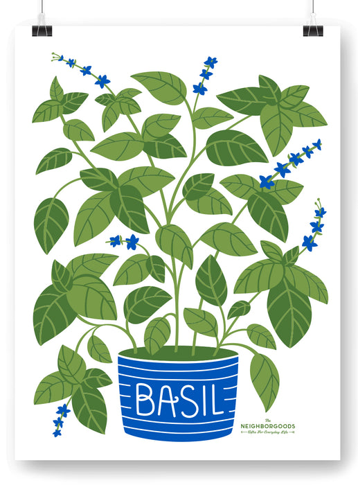 Basil Art Print