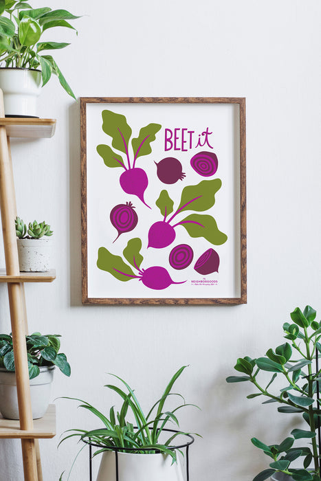 Beet Art Print