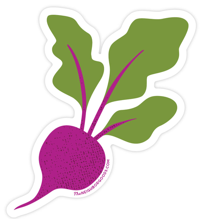 Neighborgoods beet design sticker