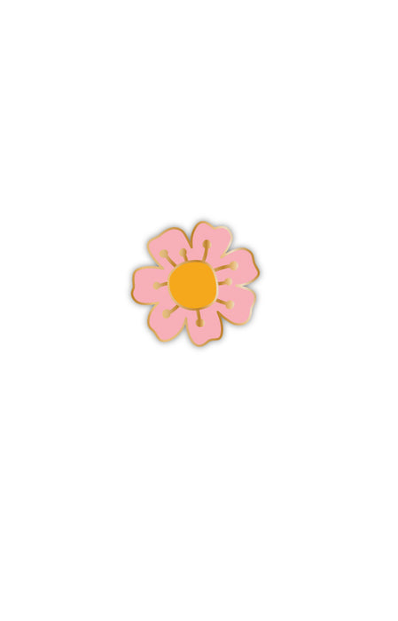 Enamel blossom pin