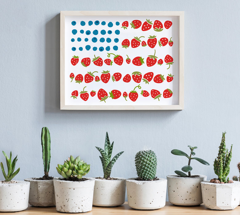 Fruit Flag Art Print