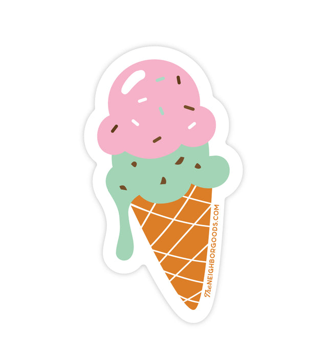 Neighborgoods ice cream cone design