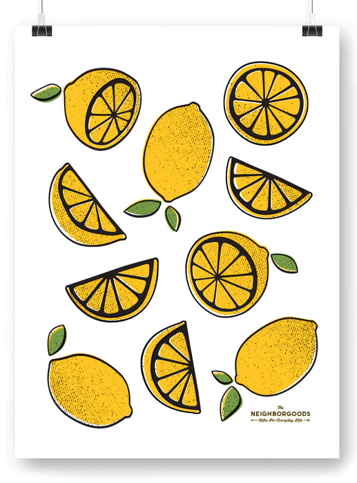 Lemons Art Print