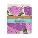Matching dish towel and sponge cloth set with lilacs design