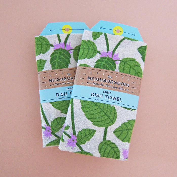 Mint Herb Dish Towel