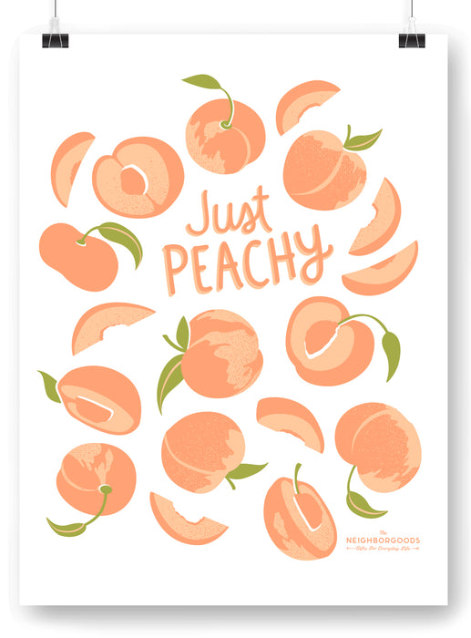 Peachy Art Print