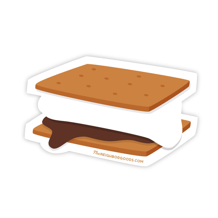 Neighborgoods s'more design sticker