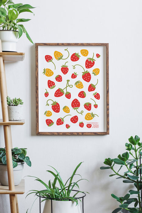 Strawberries Art Print