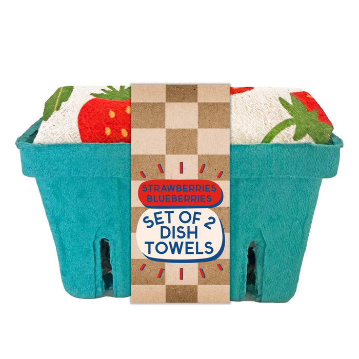 Berry Basket - Dish Towel Set of 2