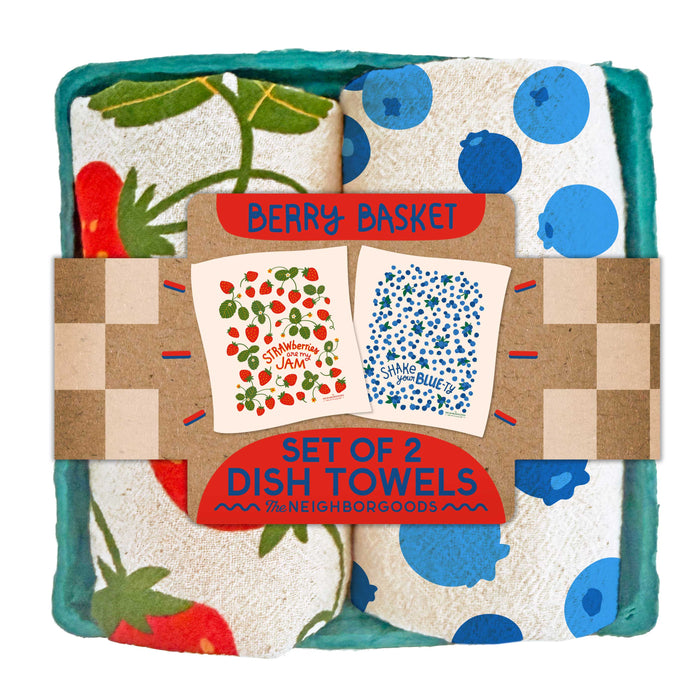 Berry Basket - Dish Towel Set of 2