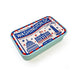 Washington D.C. themed candle tin with Capitol building illustration on a white background