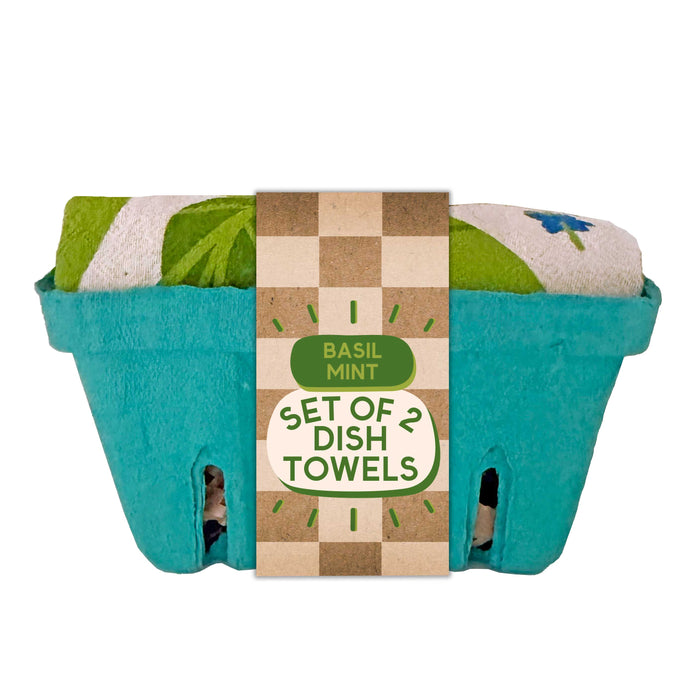 Fresh Herbs- Dish Towel Set of 2