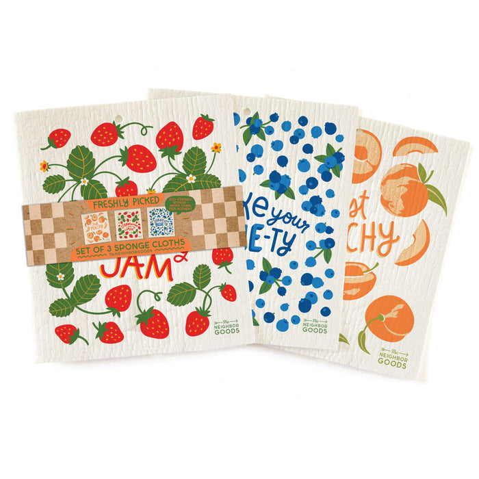 Freshly Picked - Sponge Cloth Set of 3