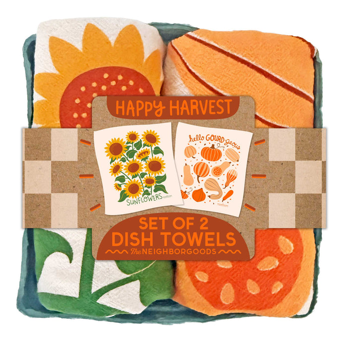 Happy Harvest - Dish Towel Set of 2