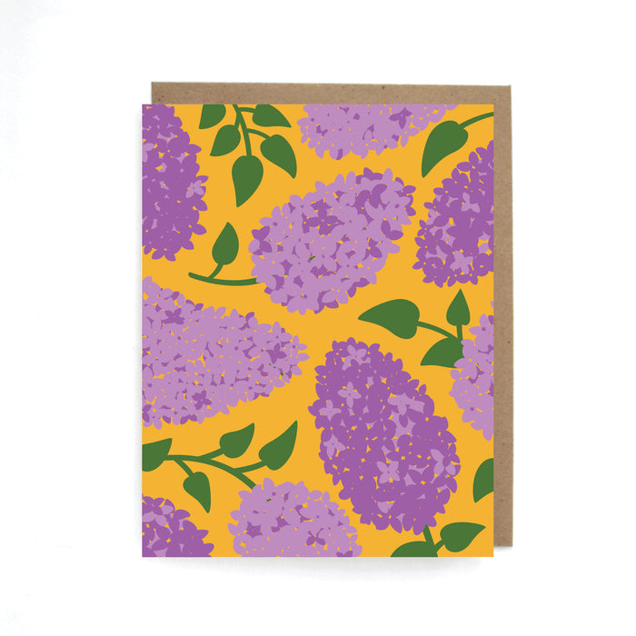 Blooming Lilac Greeting Card