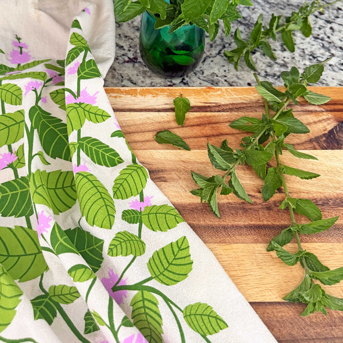 Mint Herb Dish Towel