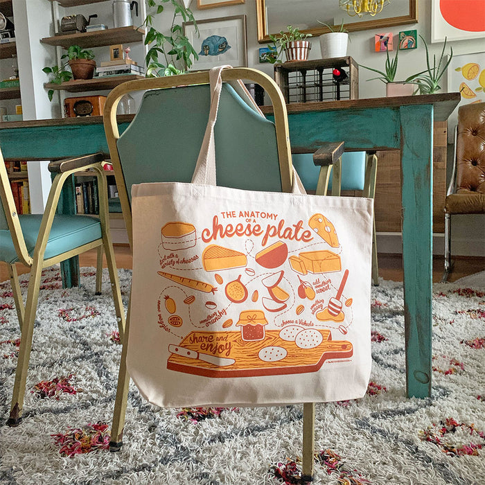 Cheese Plate Tote Bag