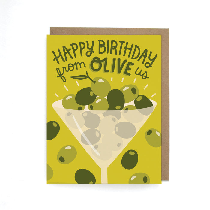 Olive Birthday Card