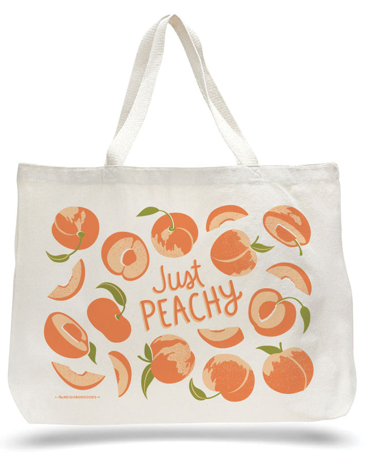 Peach Tote Bag - The Neighborgoods