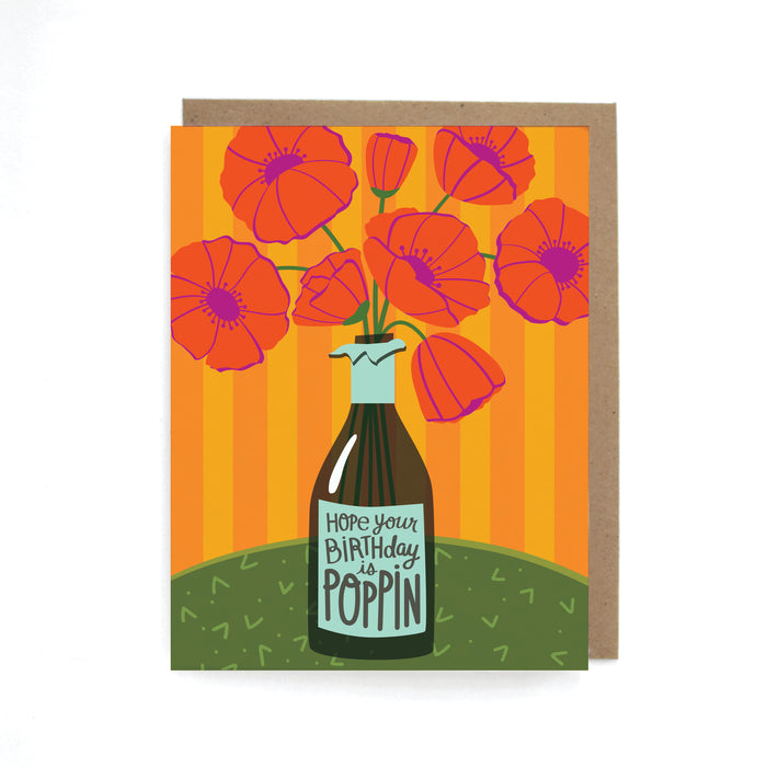 Poppin' Birthday Card