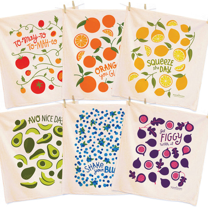 Rainbow Dish Towel Set