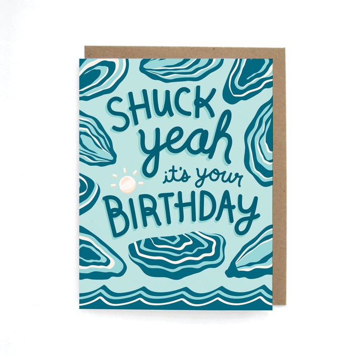 Oyster Birthday Card