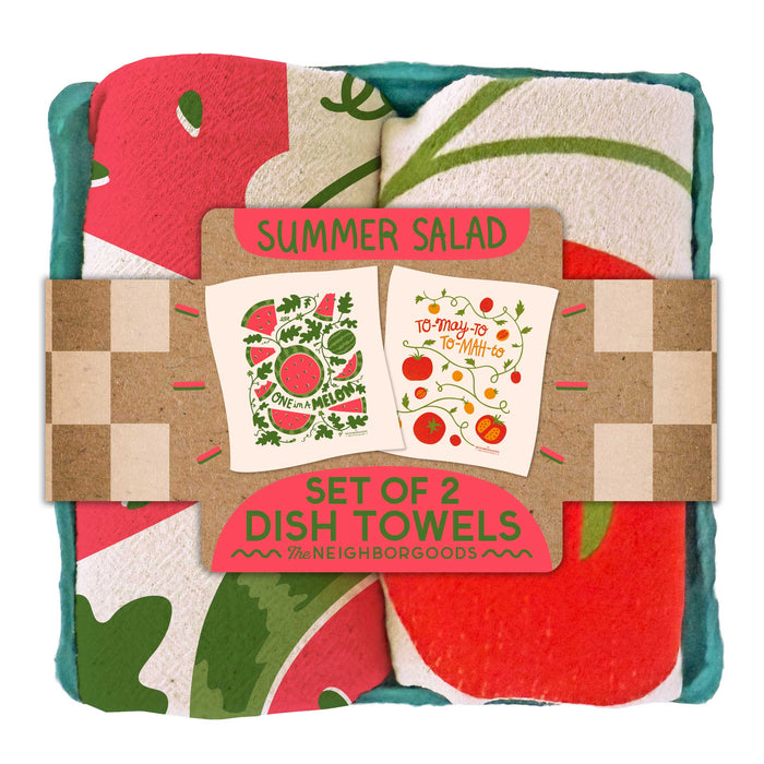 Summer Salad - Dish Towel Set of 2