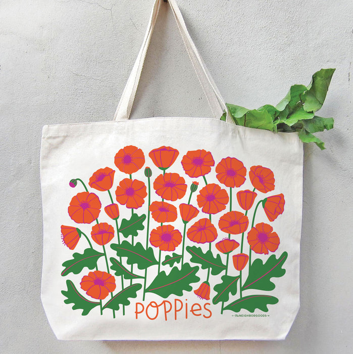 Poppy Tote Bag
