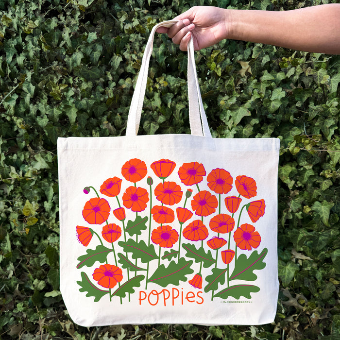 Poppy Tote Bag