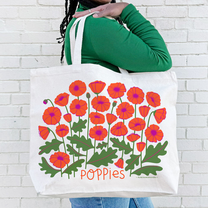 Poppy Tote Bag