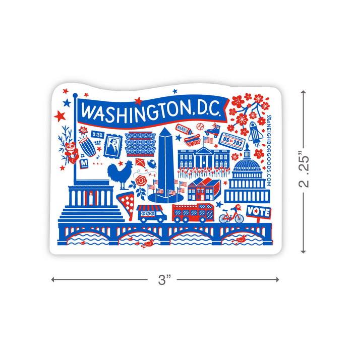 DC Landmarks Sticker
