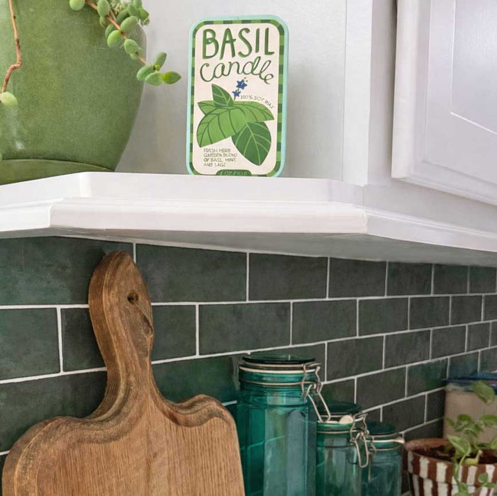 Basil Candle