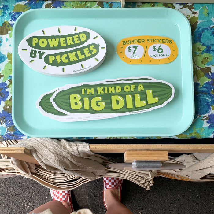 Big Dill Pickle Bumper Sticker