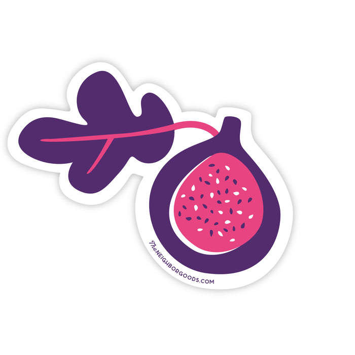 Neighborgoods fig design sticker