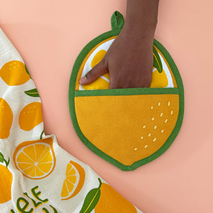 Lemon Pot Holder