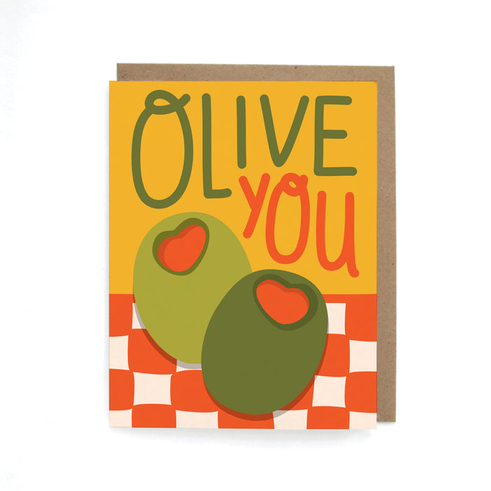 Olive You Valentine's Day Card
