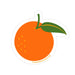 Neighborgoods orange design sticker
