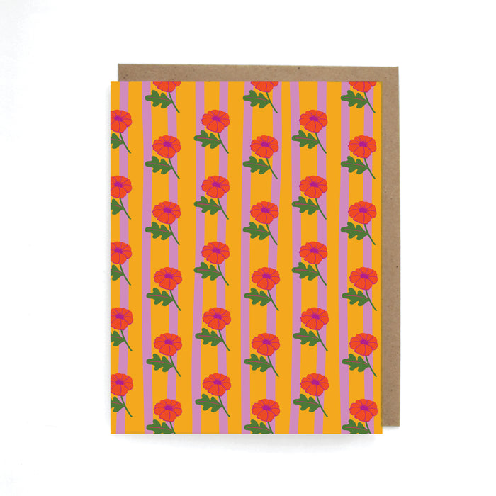 Poppy Mixed Greeting Card - Set of 8